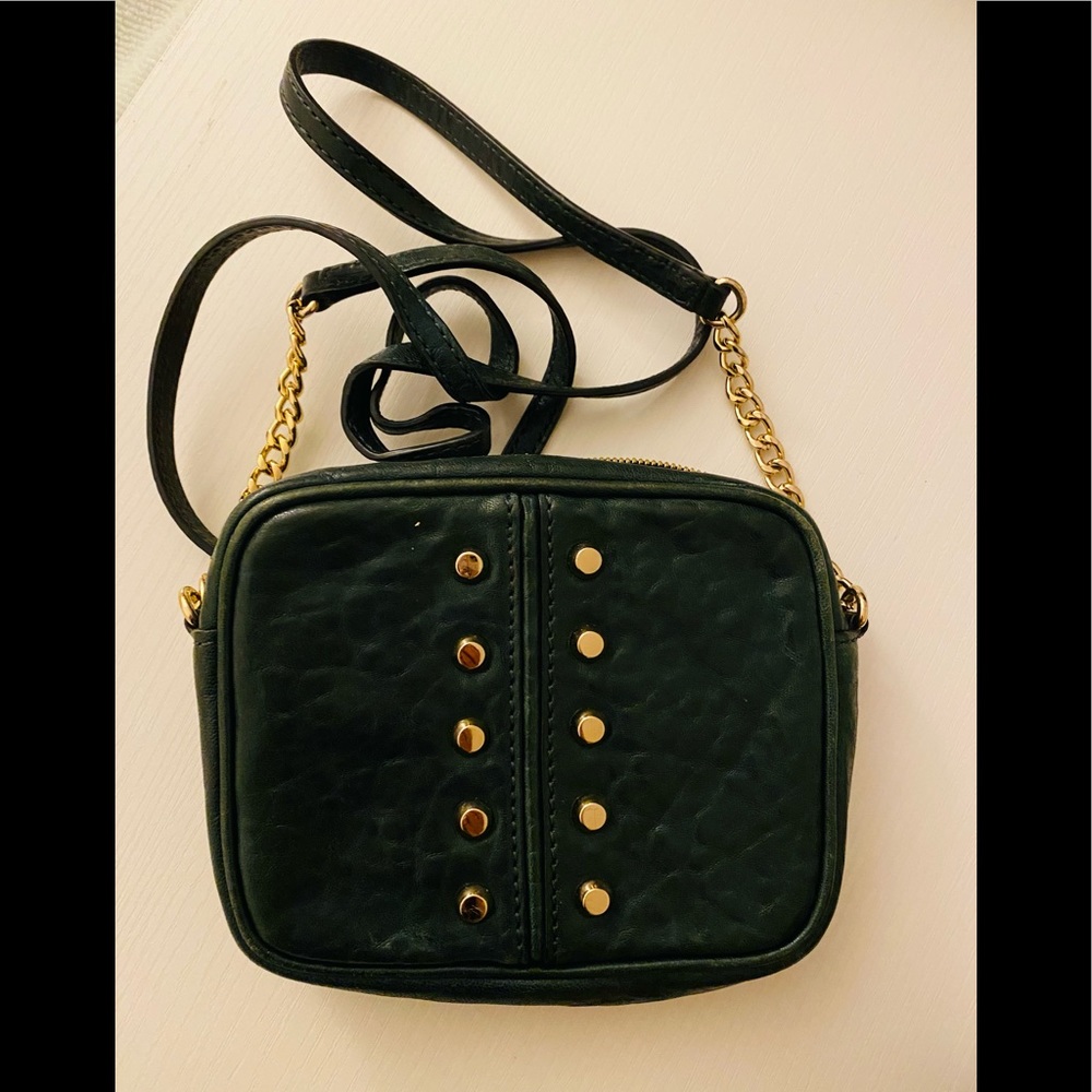 Michael Kor’s Mini Gold Studded Purse with Straps